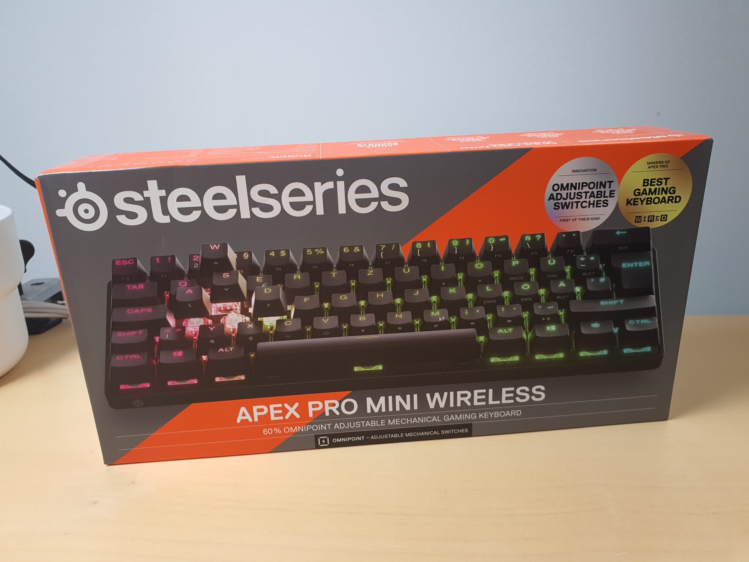 Test: SteelSeries Apex Wireless gamingtastatur Mini Pro