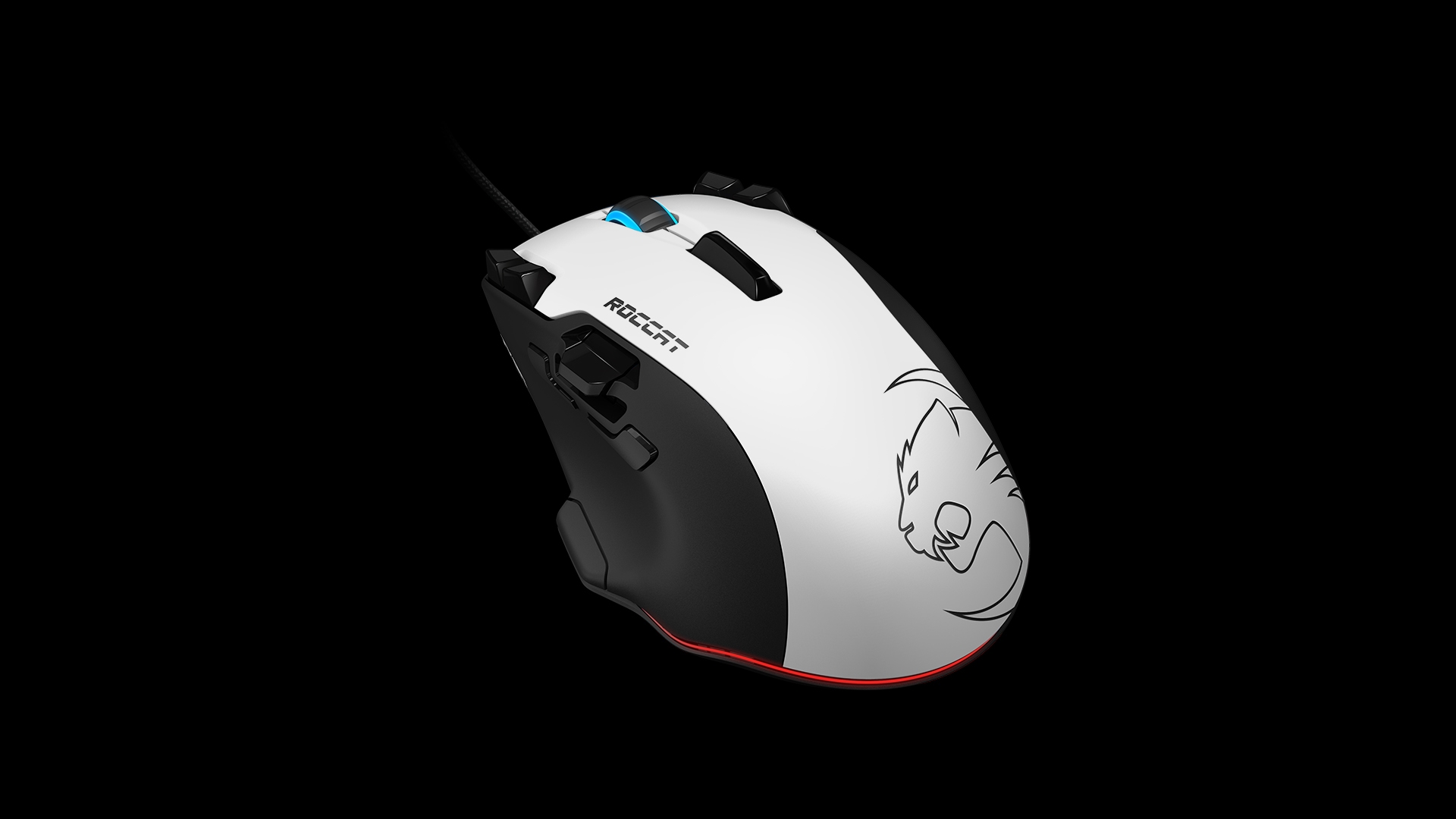 Multi button. Мышь Roccat Tyon White USB.